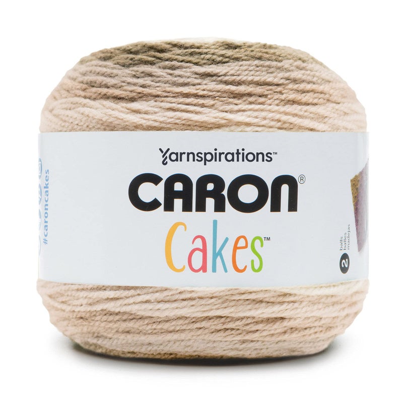 Caron Cakes Self-Striping Yarn ~ Buttercream ~ 7.1 oz. Cake by The Each